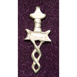 Knotwork sword pendant