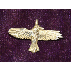 Soaring Raven pendant