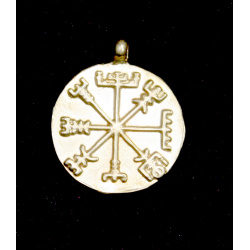 Norse compass pendant