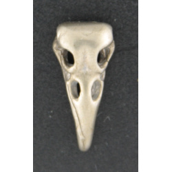 Small raven skull pendant